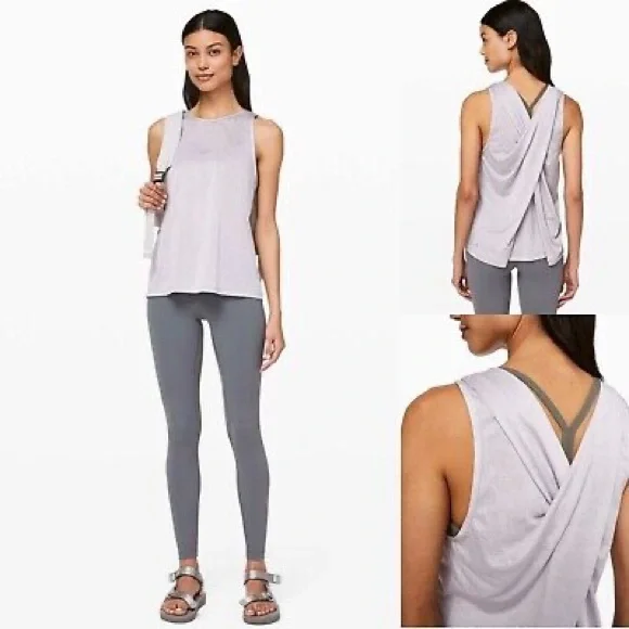 Lululemon Soul Stride Tank Iced Iris - Picture 1 of 12
